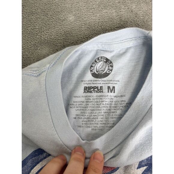 Grateful Dead Short Sleeve Band T Shirt Men's Size Medium Blue - Picture 4 of 8